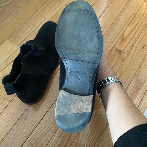 ACNE STUDIOS ZACK CHELSEA BOOT black suede - Picture 4 of 8